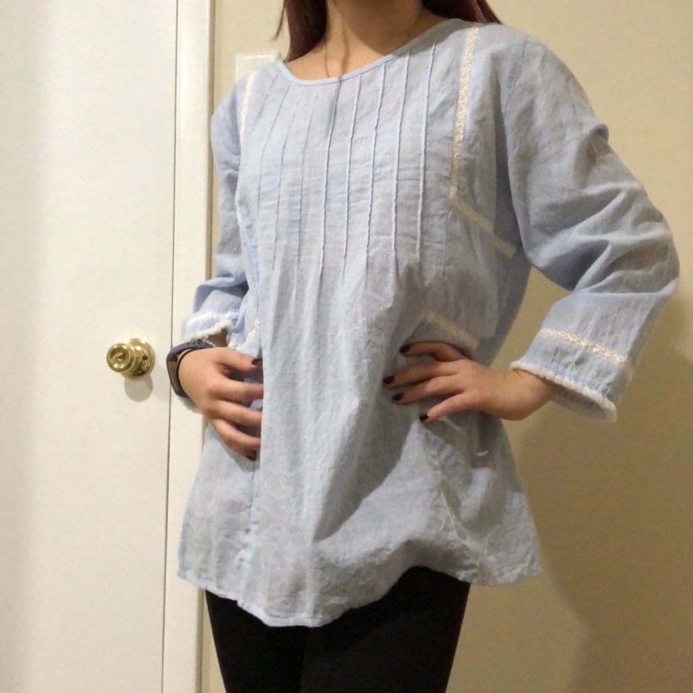 Boho long sleeve top
